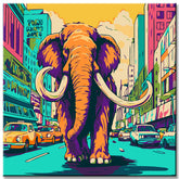 Paint by Numbers Elephant in New York City